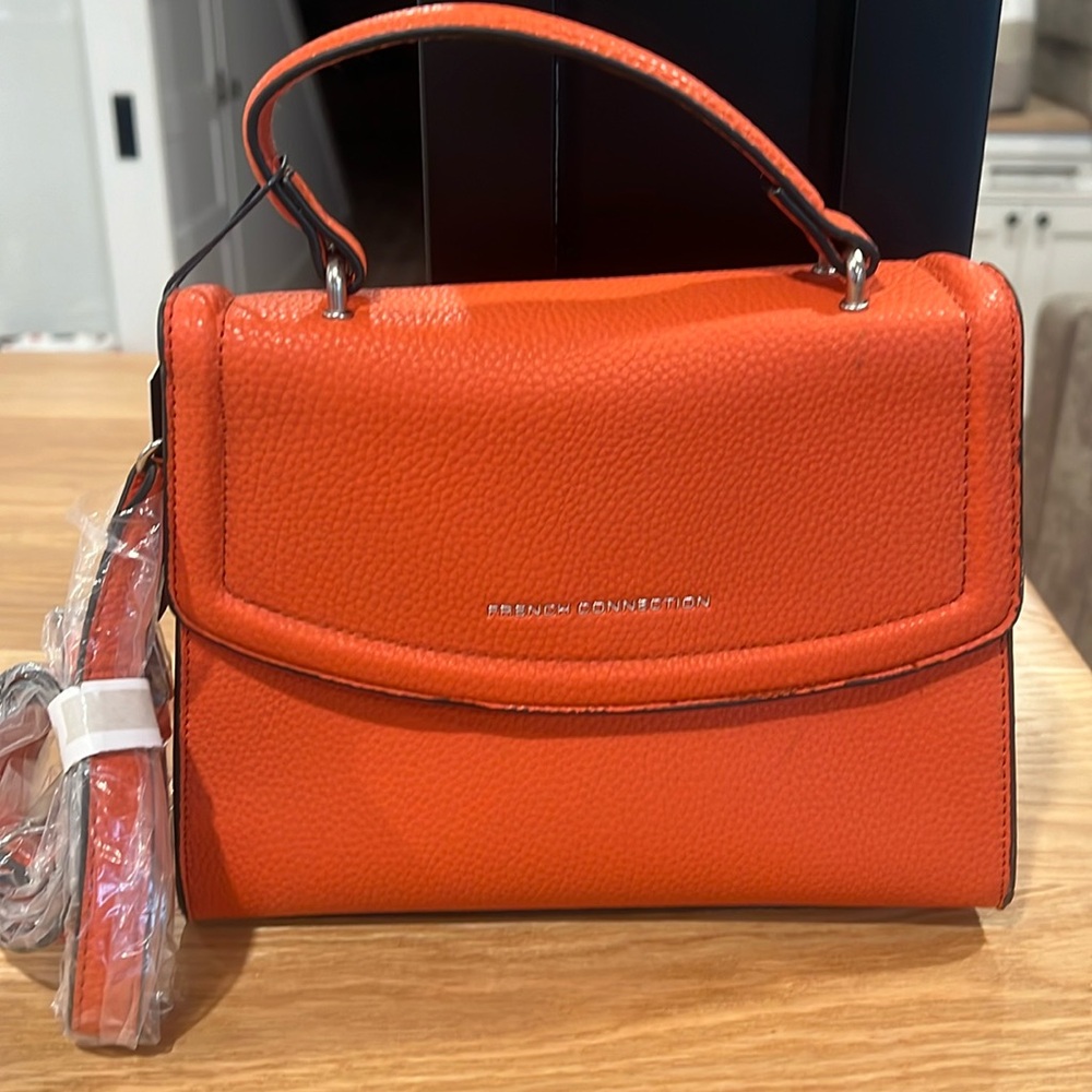 French Connection Burnt Orange pocket book